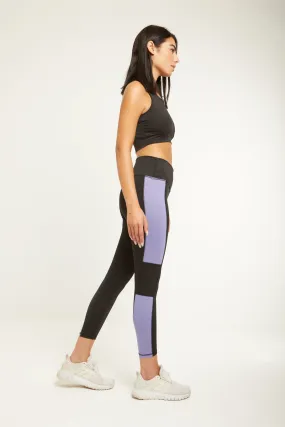 LILAC SIDE PANEL LEGGINGS