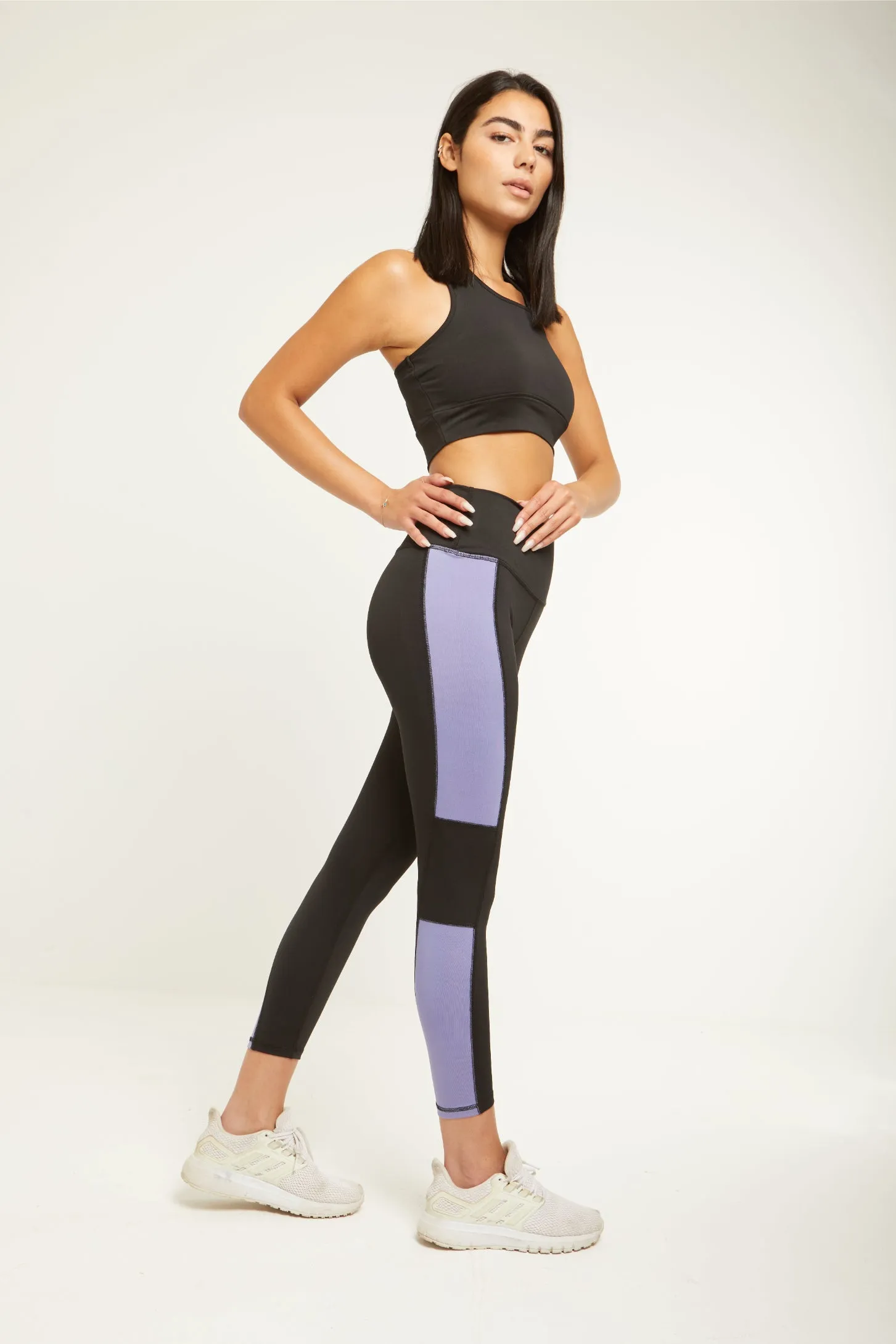 LILAC SIDE PANEL LEGGINGS