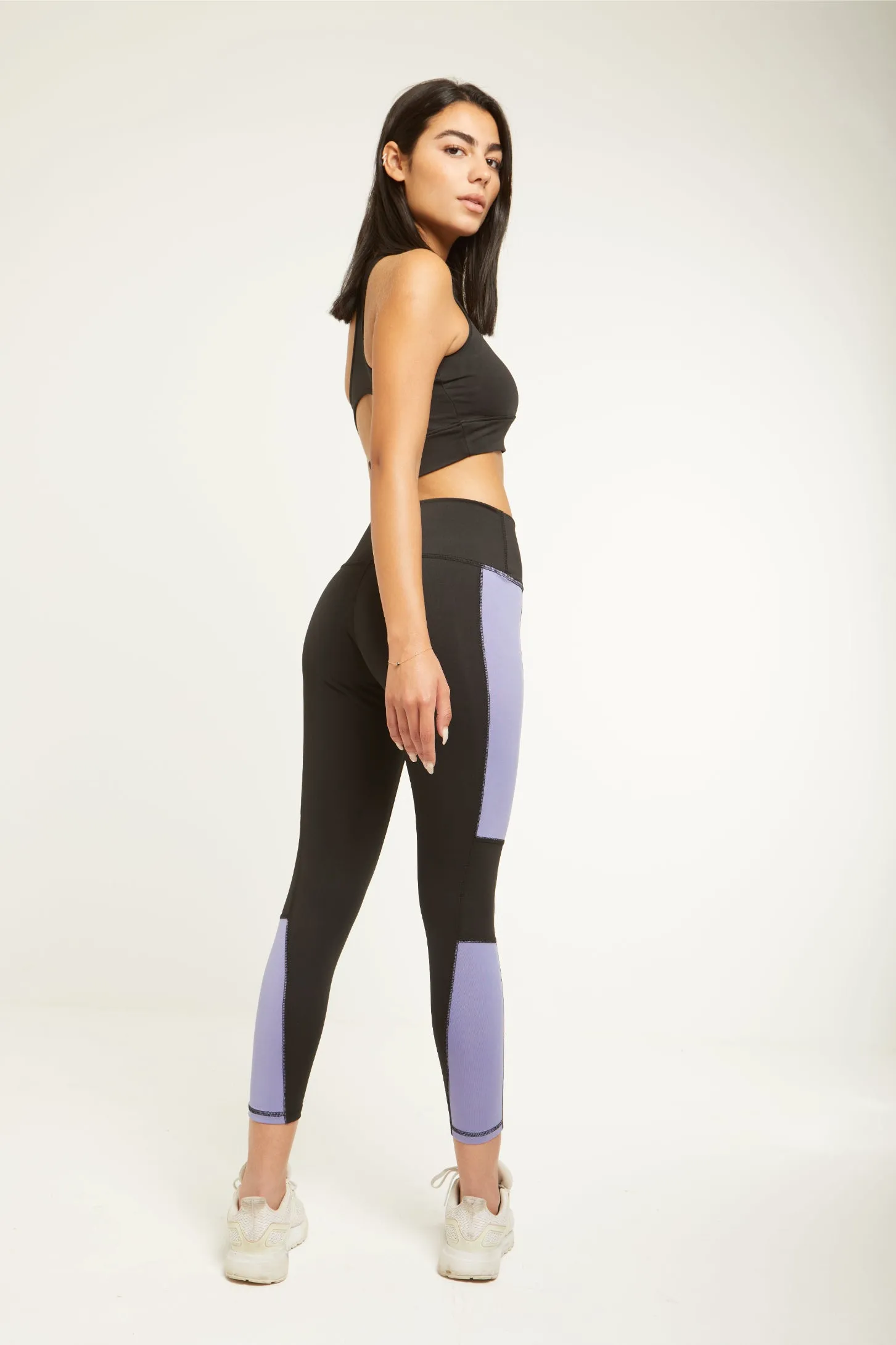 LILAC SIDE PANEL LEGGINGS