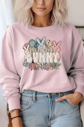 Mama Bunny Cute Floral Graphic Sweatshirt