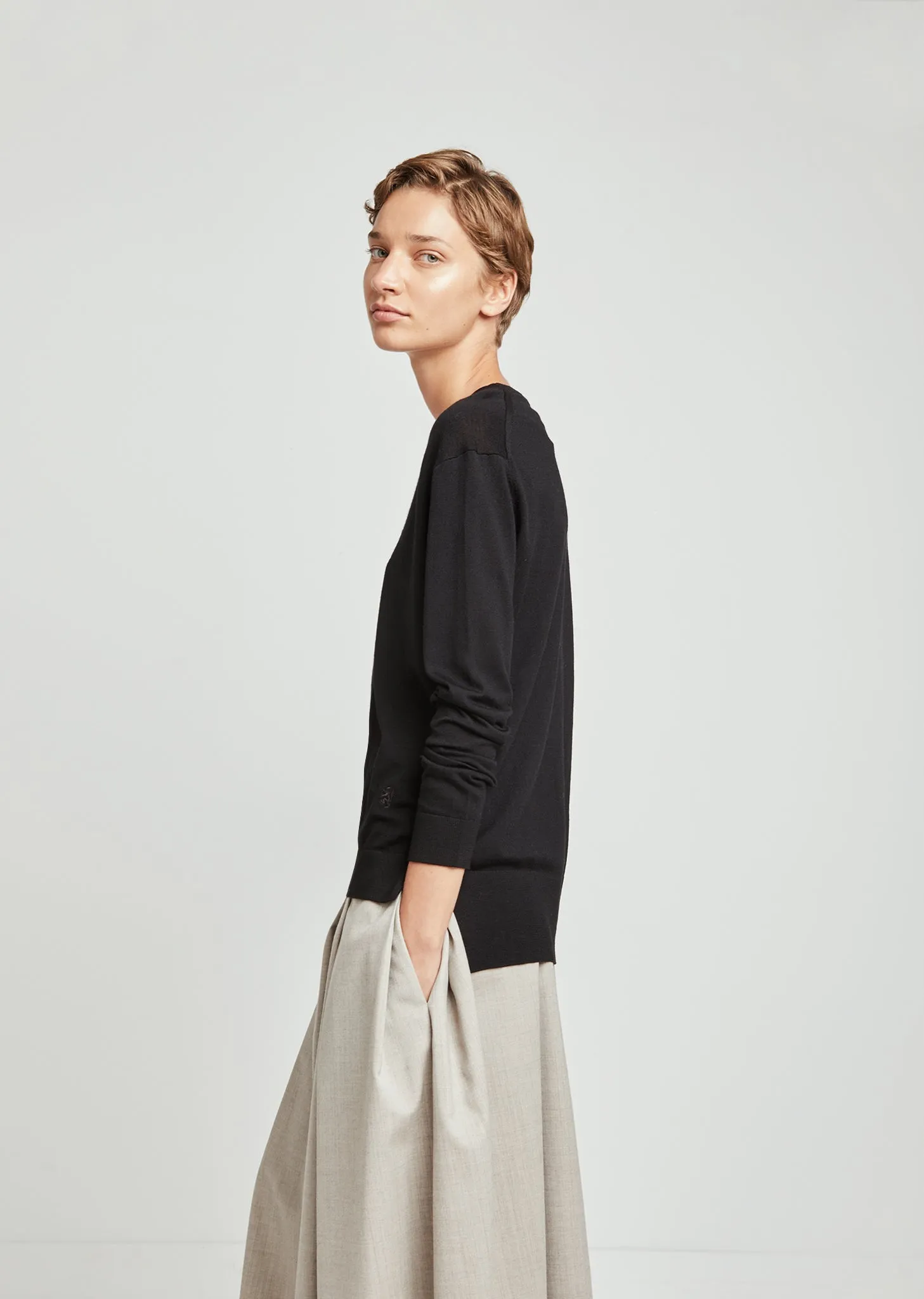 Merino Wool Essential Roundneck Sweater