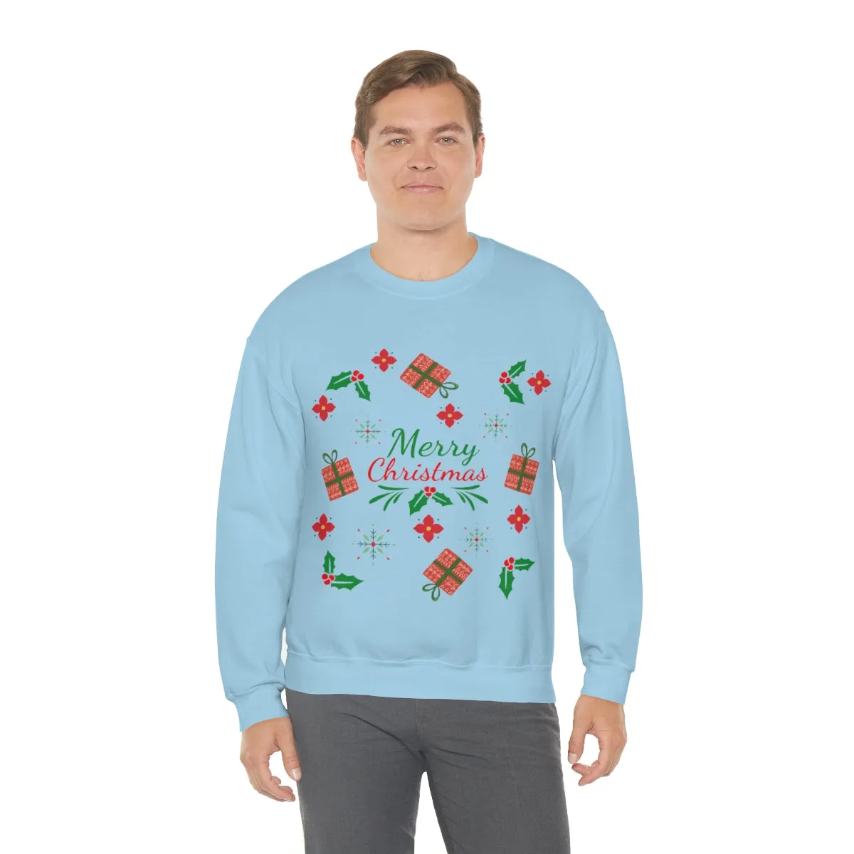 merry christmas Unisex Heavy Blend™ Crewneck Sweatshirt