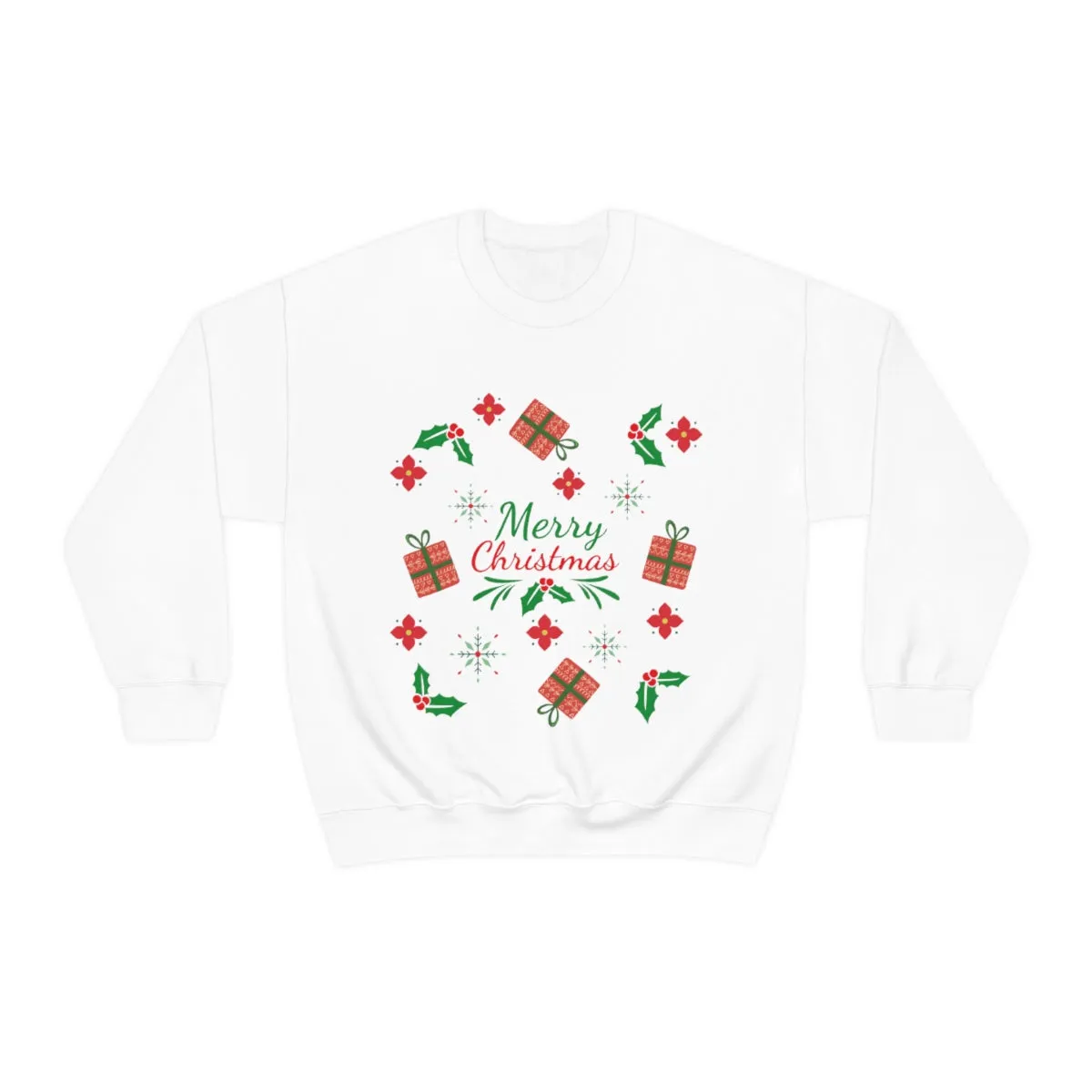 merry christmas Unisex Heavy Blend™ Crewneck Sweatshirt