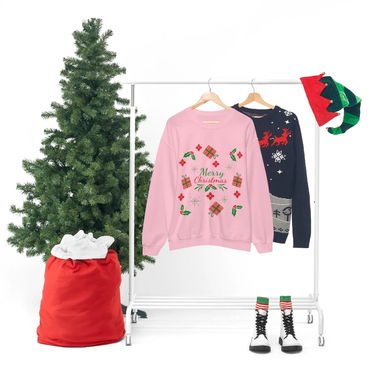 merry christmas Unisex Heavy Blend™ Crewneck Sweatshirt