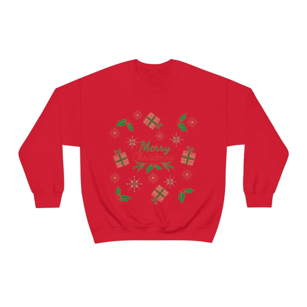 merry christmas Unisex Heavy Blend™ Crewneck Sweatshirt