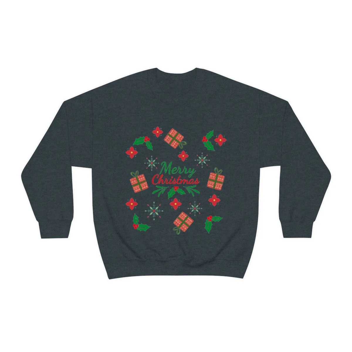 merry christmas Unisex Heavy Blend™ Crewneck Sweatshirt