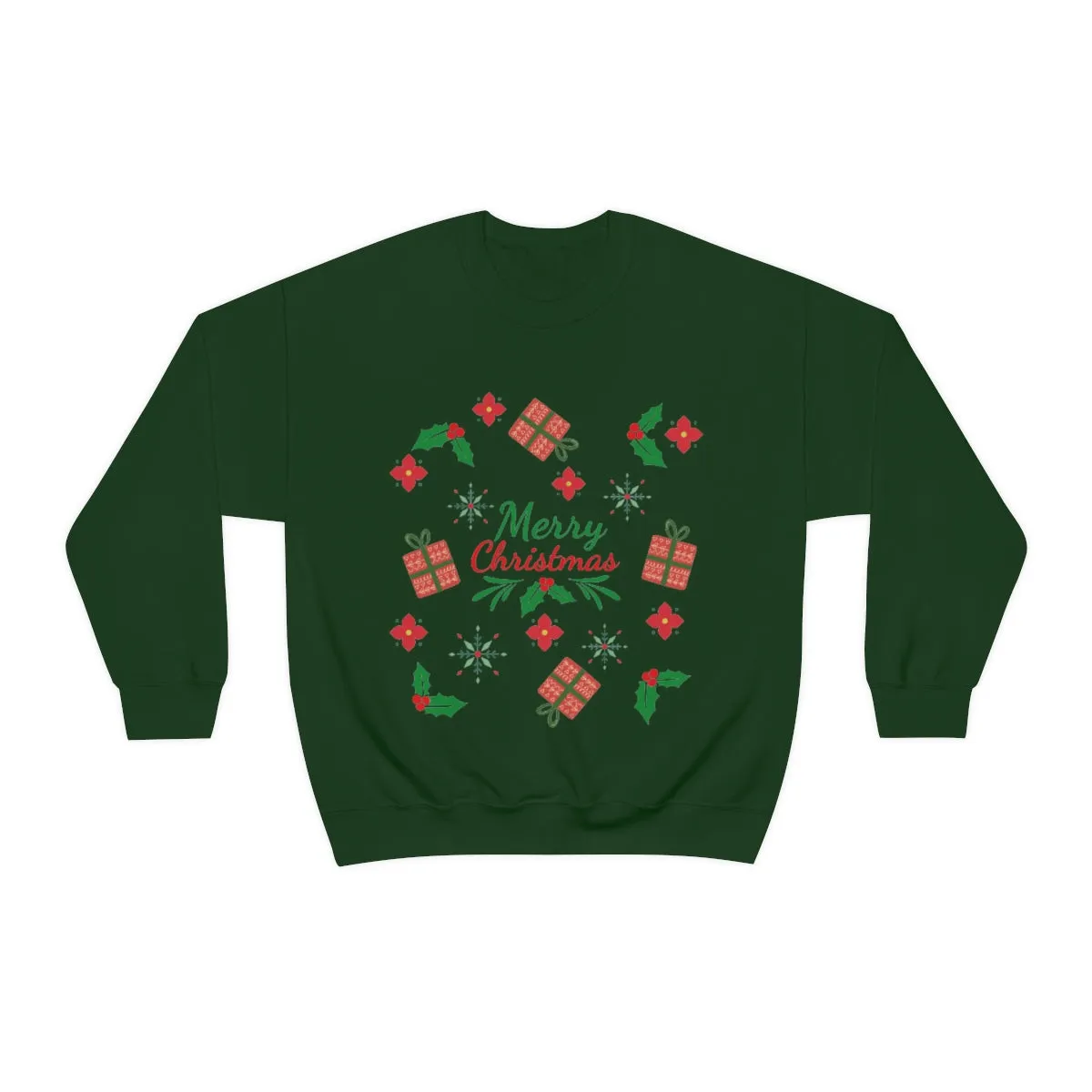 merry christmas Unisex Heavy Blend™ Crewneck Sweatshirt