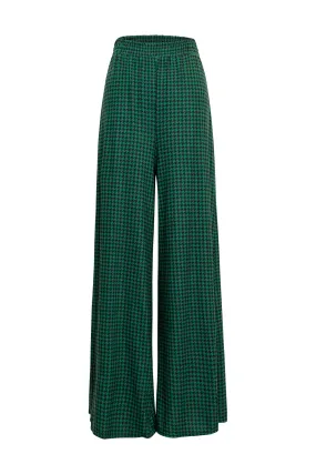 Muse Pants in “Houndstooth Green” Knit