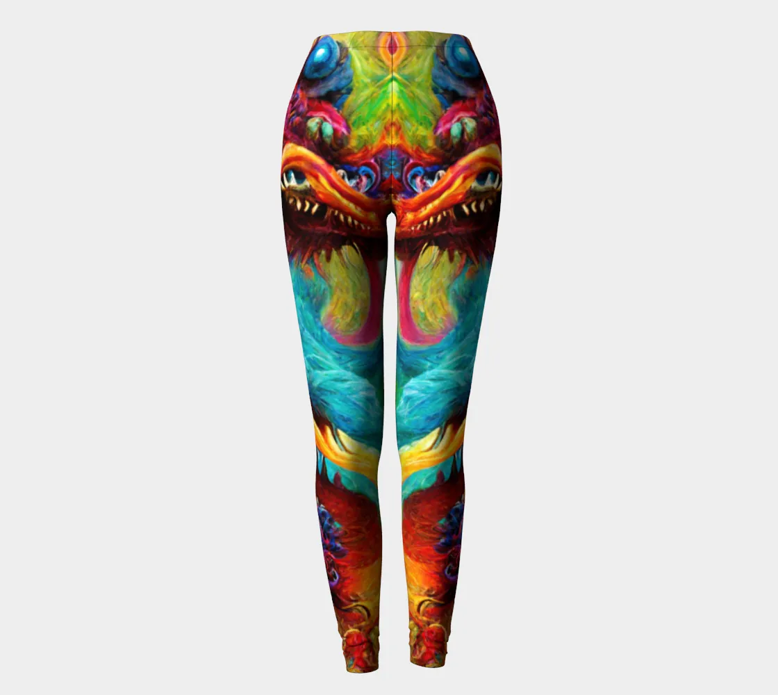 New Years Dragon Leggings | Michael Garfield