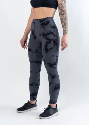 NKD Leggings With Pockets | Storm & Black Marble