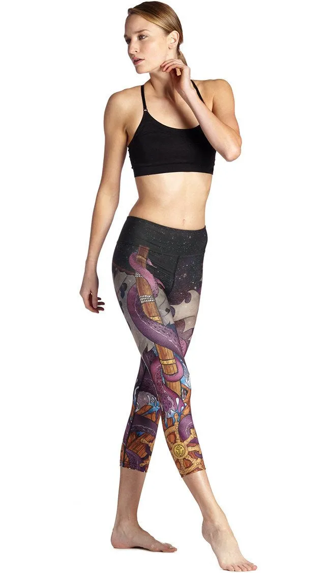 Octopus - Triathlon Capri Leggings - CUSTOM ORDER