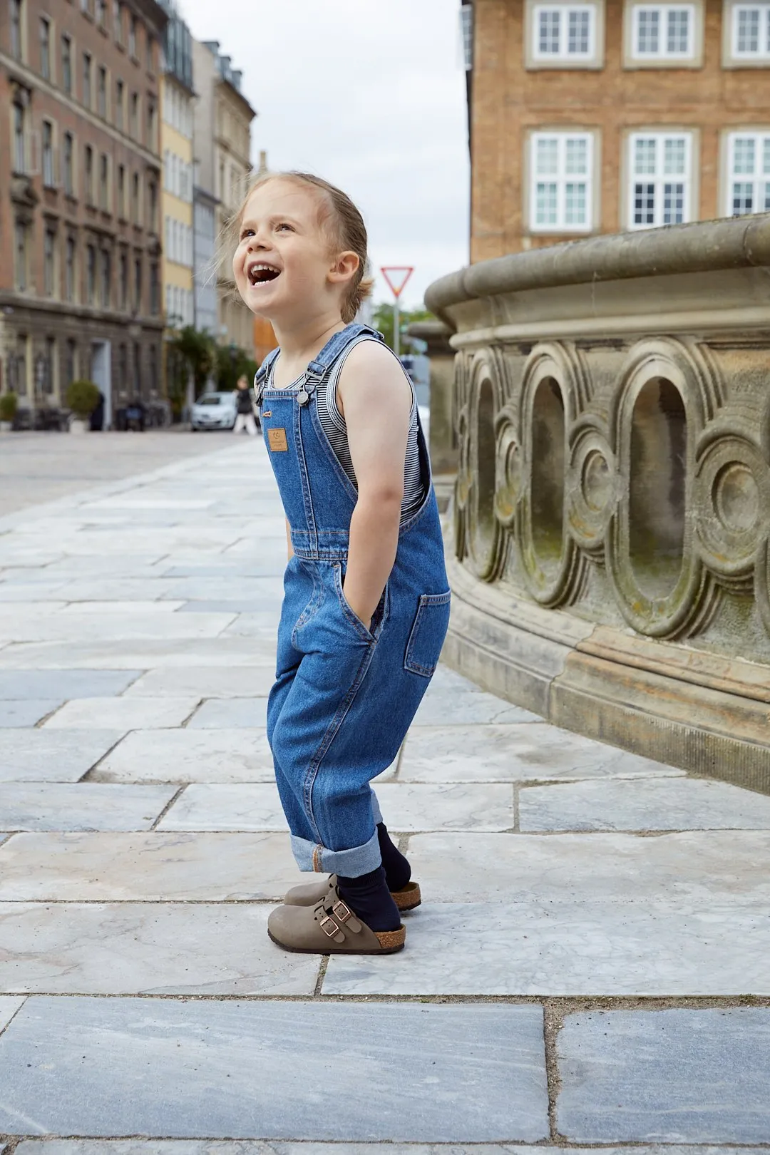 ORGANIC OVERALLS - INDIGO BLUE WASHED