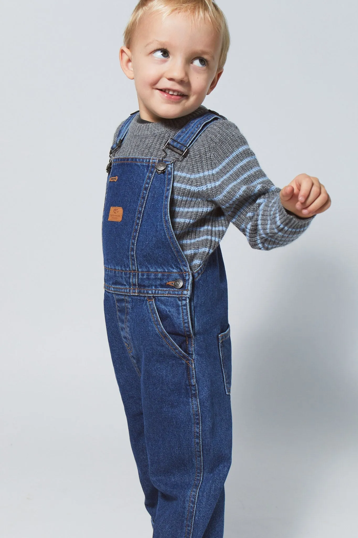 ORGANIC OVERALLS - INDIGO BLUE WASHED