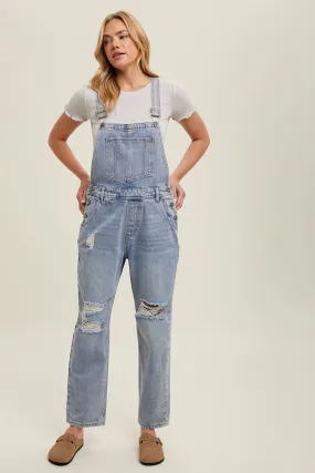 Penny Distressed Overalls