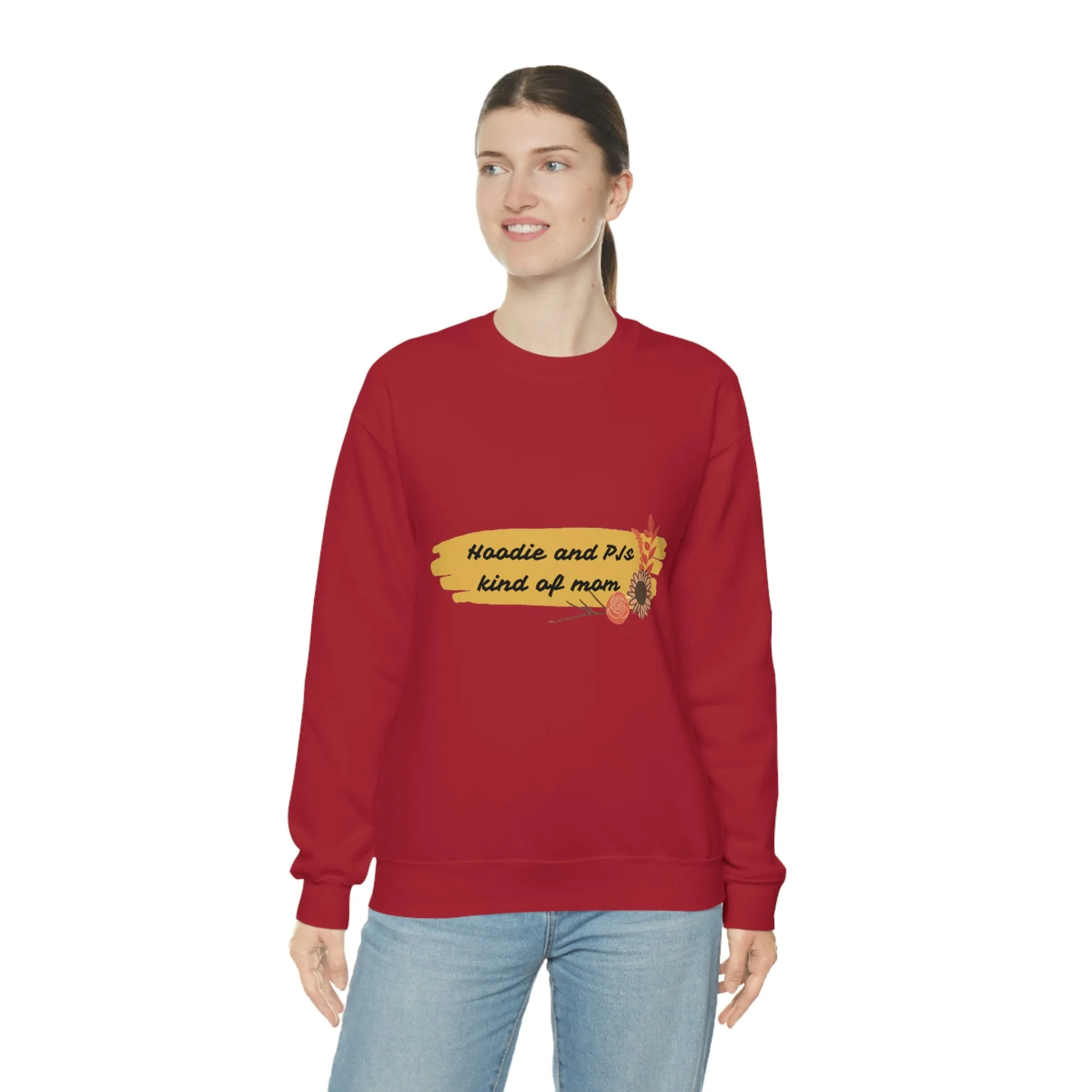 PJ and Hoodie kind of mom Unisex Heavy Blend™ Crewneck Sweatshirt