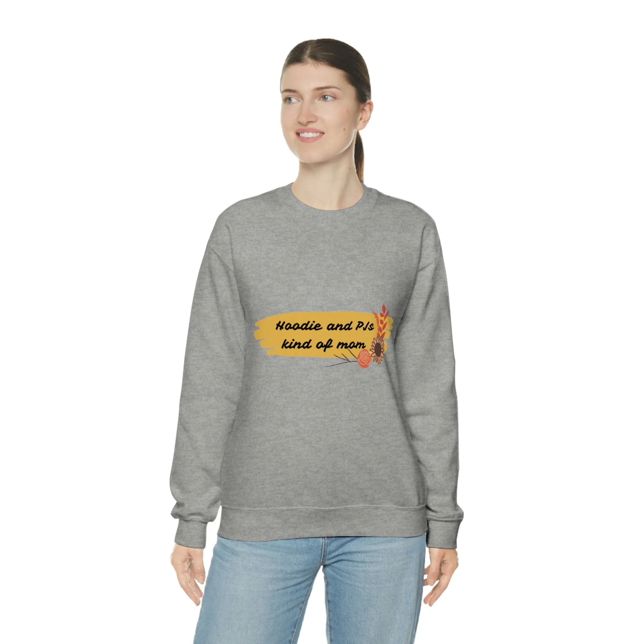 PJ and Hoodie kind of mom Unisex Heavy Blend™ Crewneck Sweatshirt