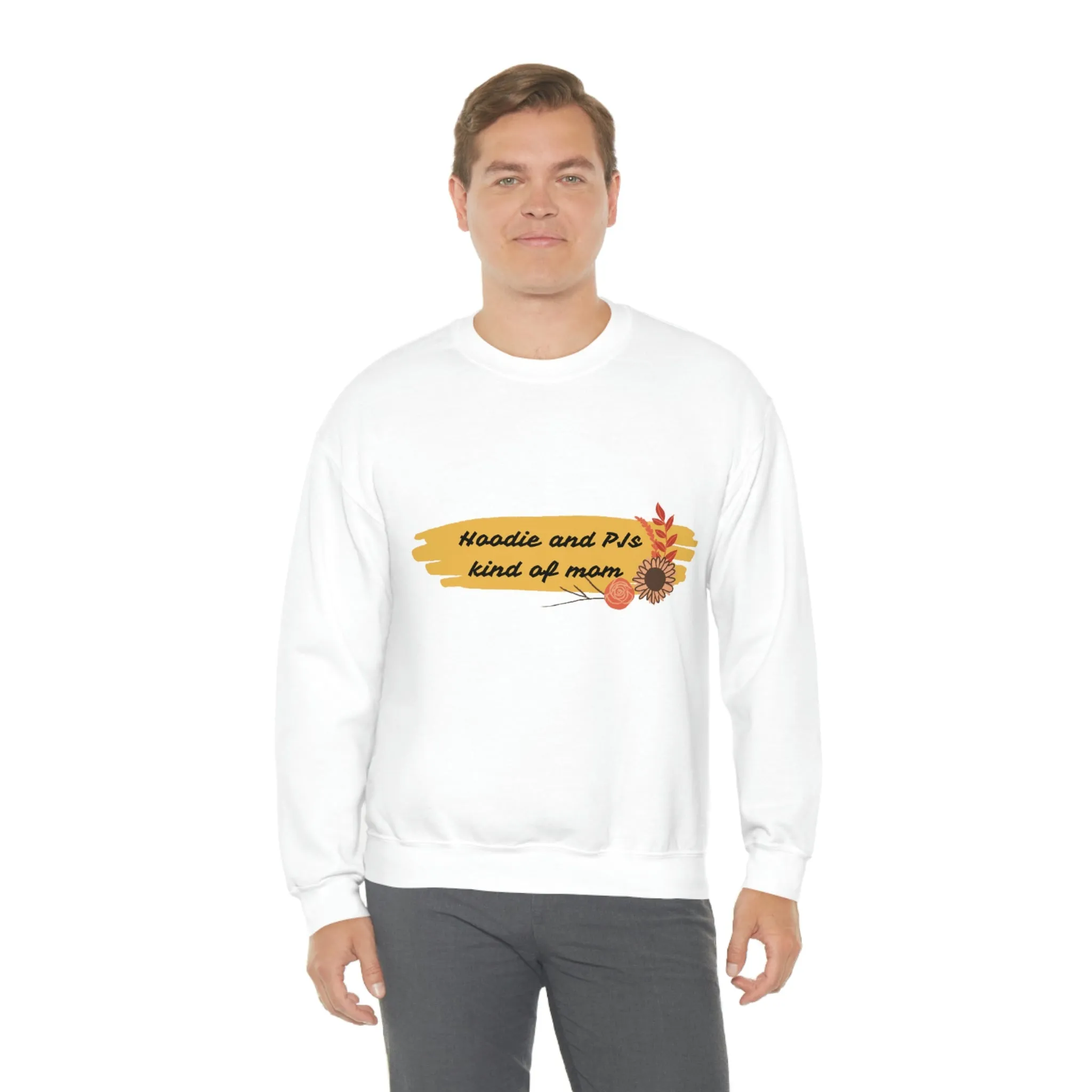 PJ and Hoodie kind of mom Unisex Heavy Blend™ Crewneck Sweatshirt