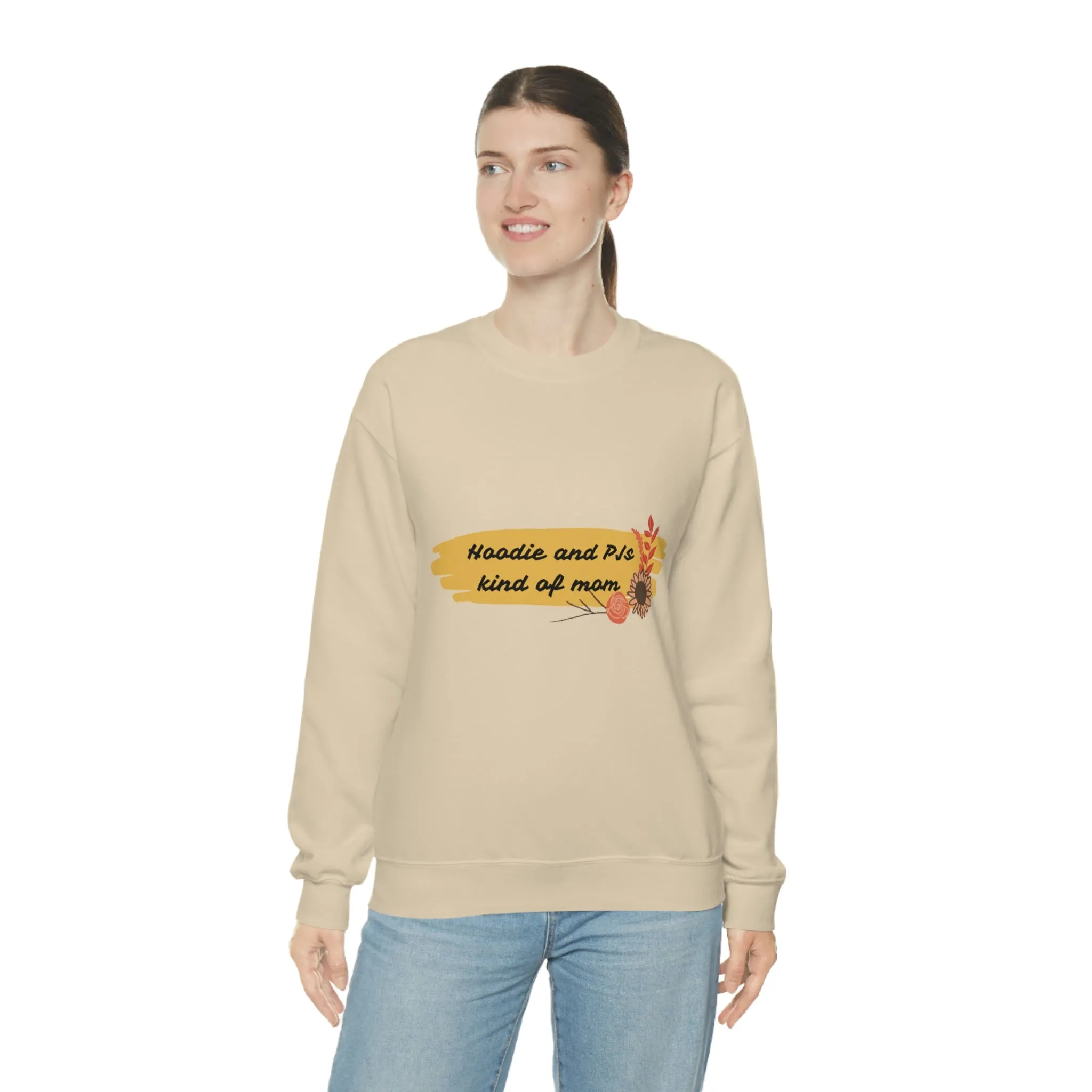 PJ and Hoodie kind of mom Unisex Heavy Blend™ Crewneck Sweatshirt