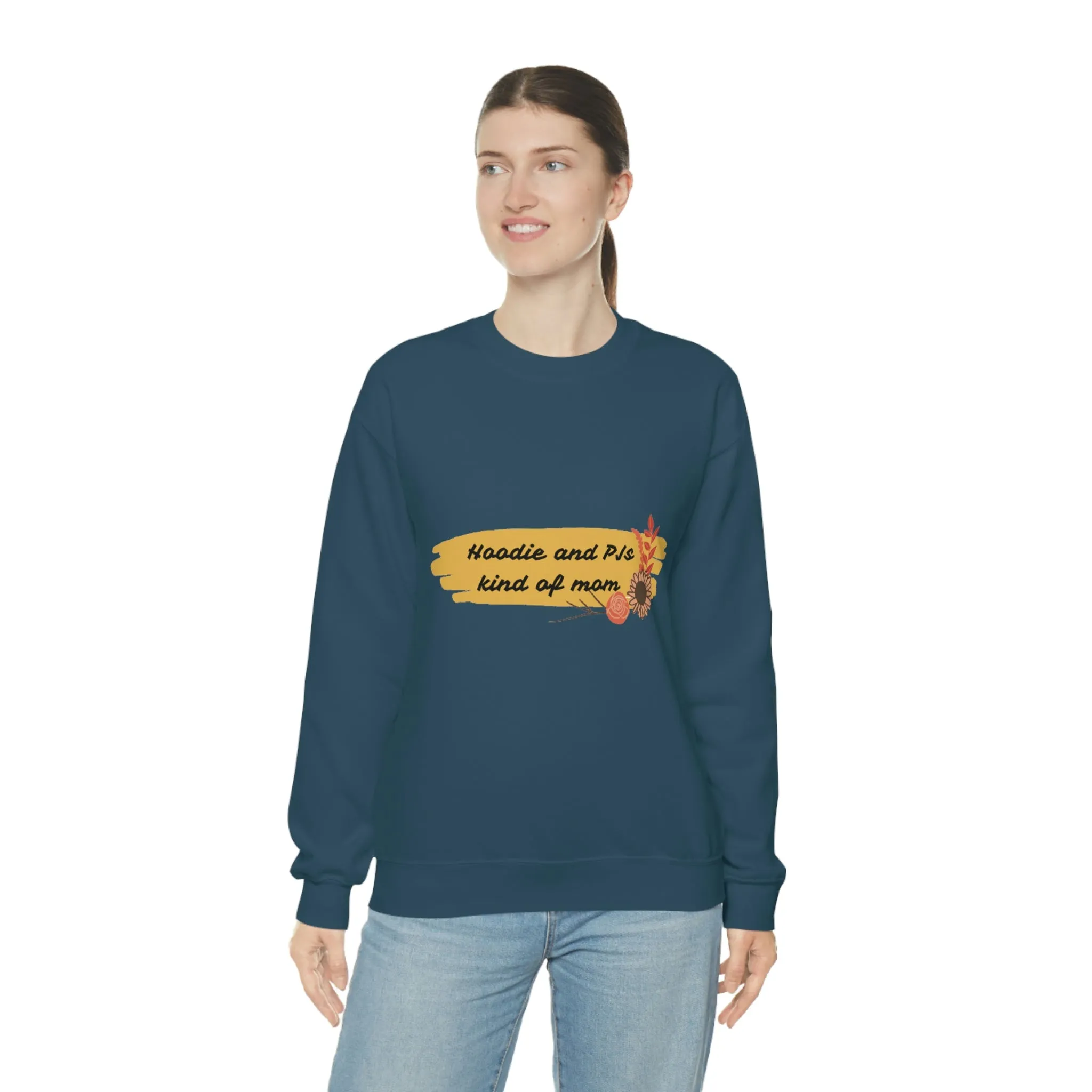 PJ and Hoodie kind of mom Unisex Heavy Blend™ Crewneck Sweatshirt