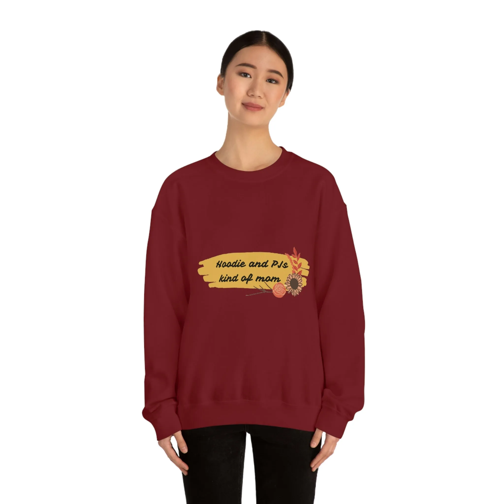 PJ and Hoodie kind of mom Unisex Heavy Blend™ Crewneck Sweatshirt