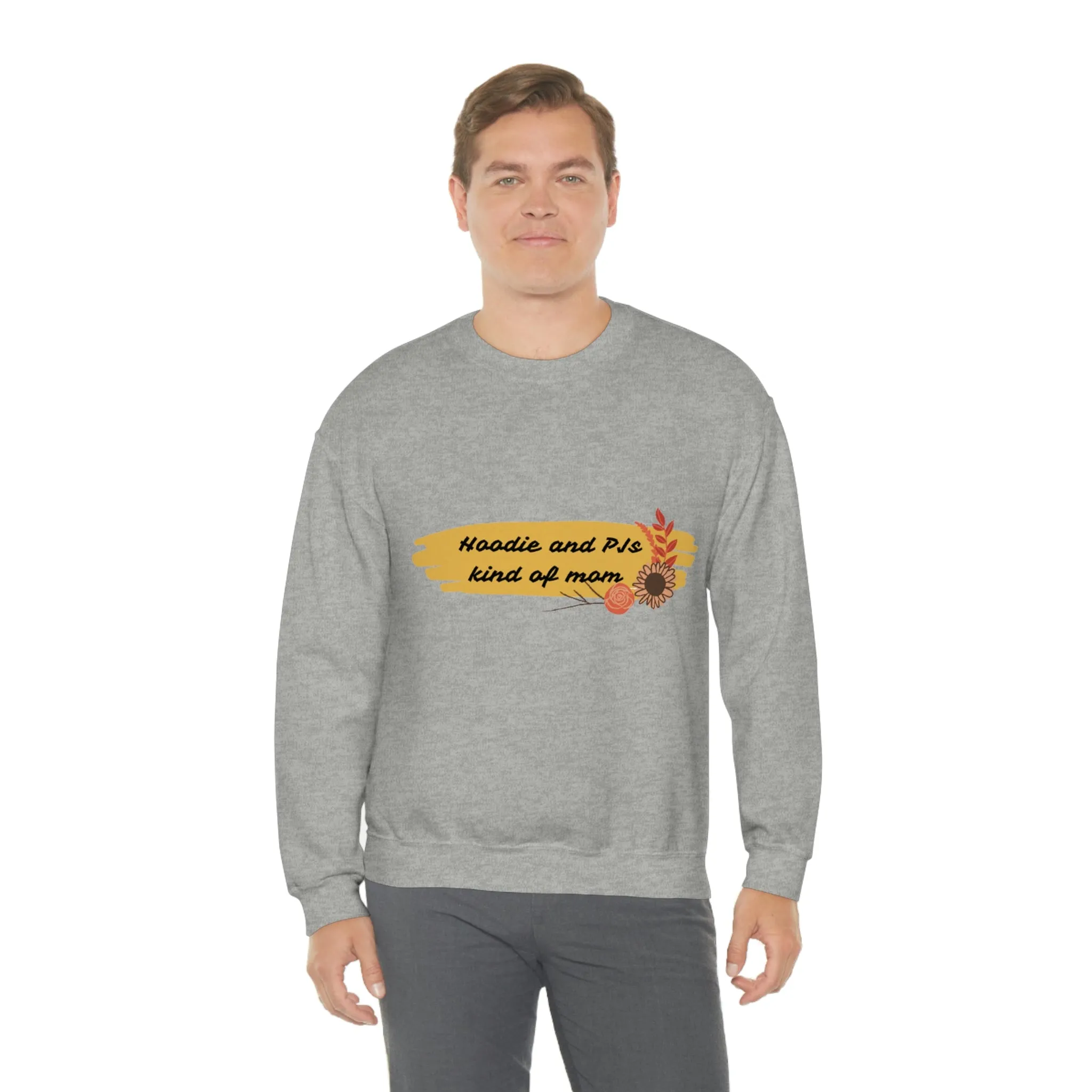 PJ and Hoodie kind of mom Unisex Heavy Blend™ Crewneck Sweatshirt