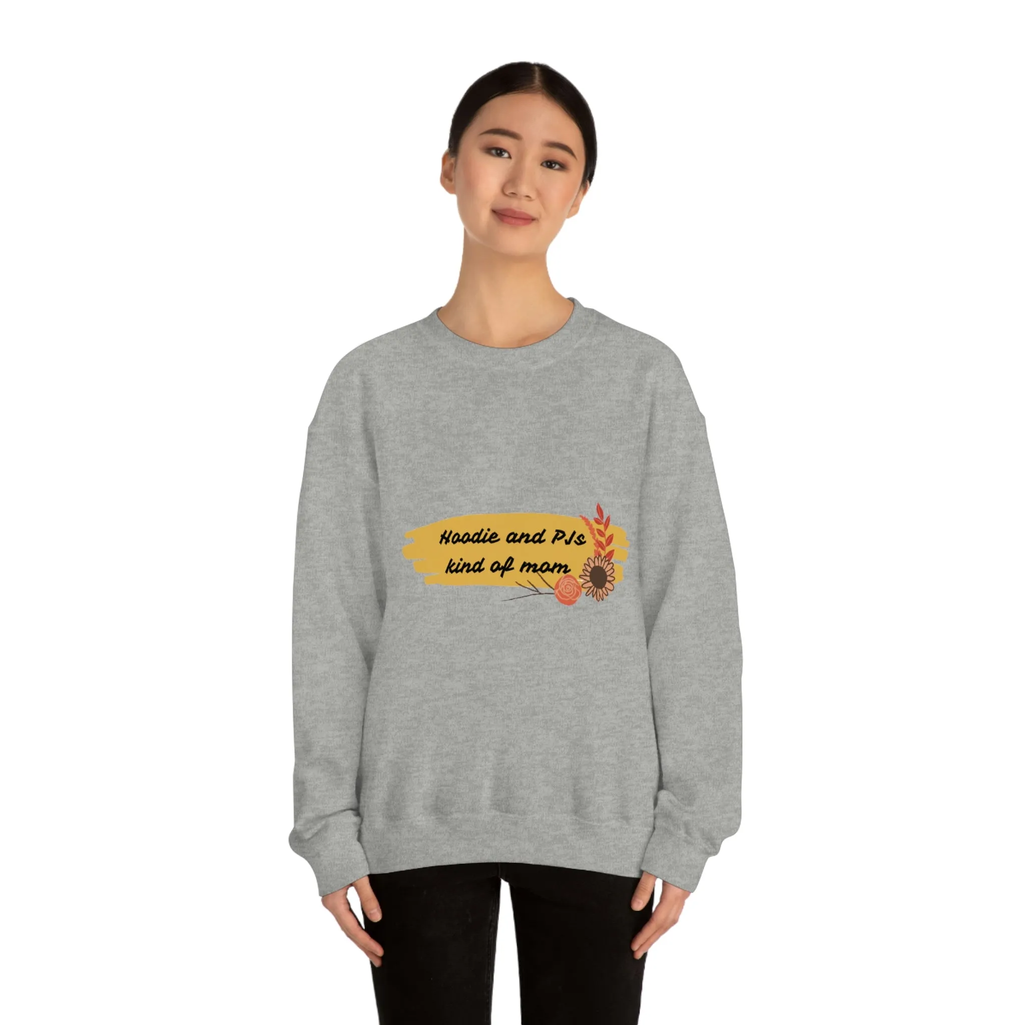 PJ and Hoodie kind of mom Unisex Heavy Blend™ Crewneck Sweatshirt