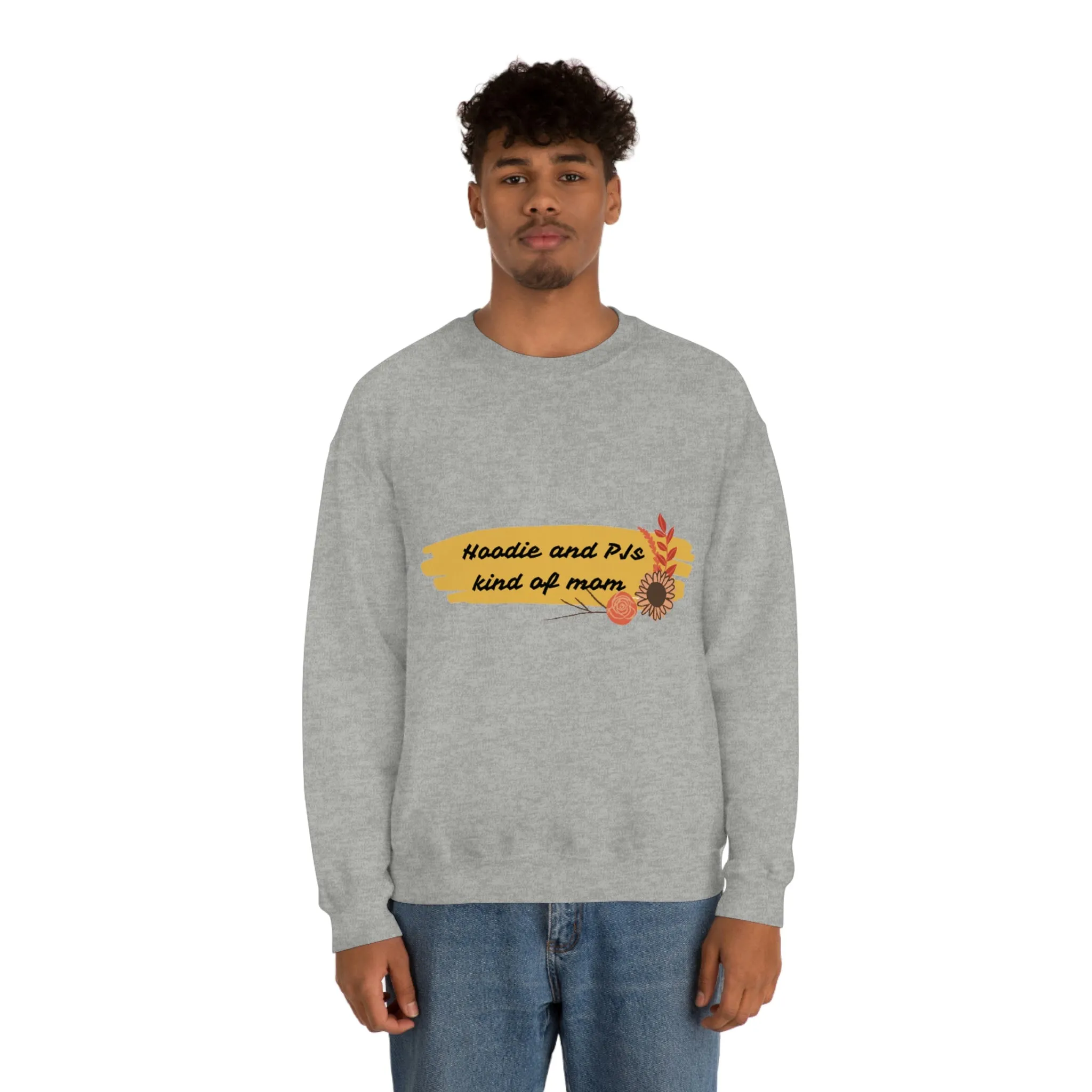 PJ and Hoodie kind of mom Unisex Heavy Blend™ Crewneck Sweatshirt