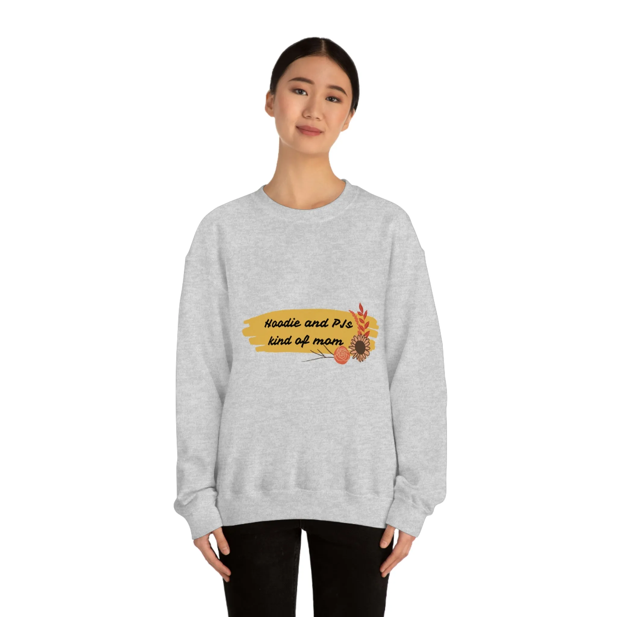 PJ and Hoodie kind of mom Unisex Heavy Blend™ Crewneck Sweatshirt