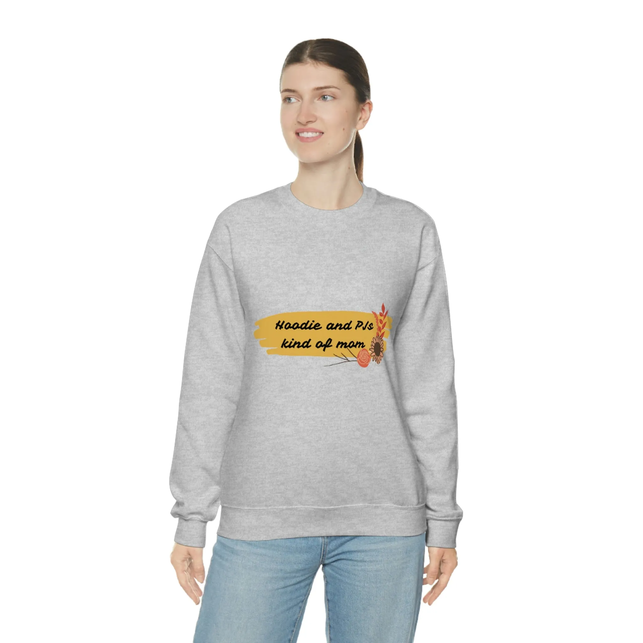 PJ and Hoodie kind of mom Unisex Heavy Blend™ Crewneck Sweatshirt