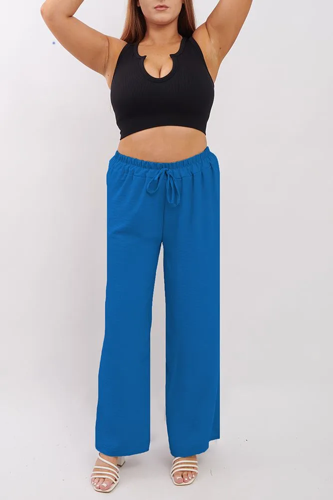 Plain Wide Leg Palazzo