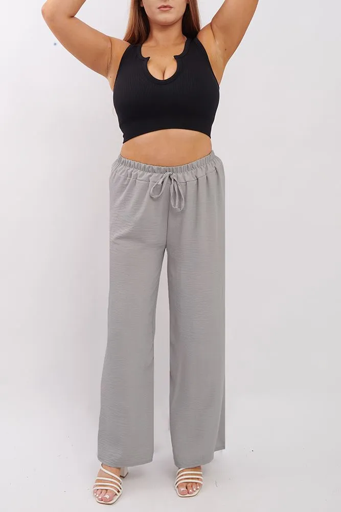 Plain Wide Leg Palazzo