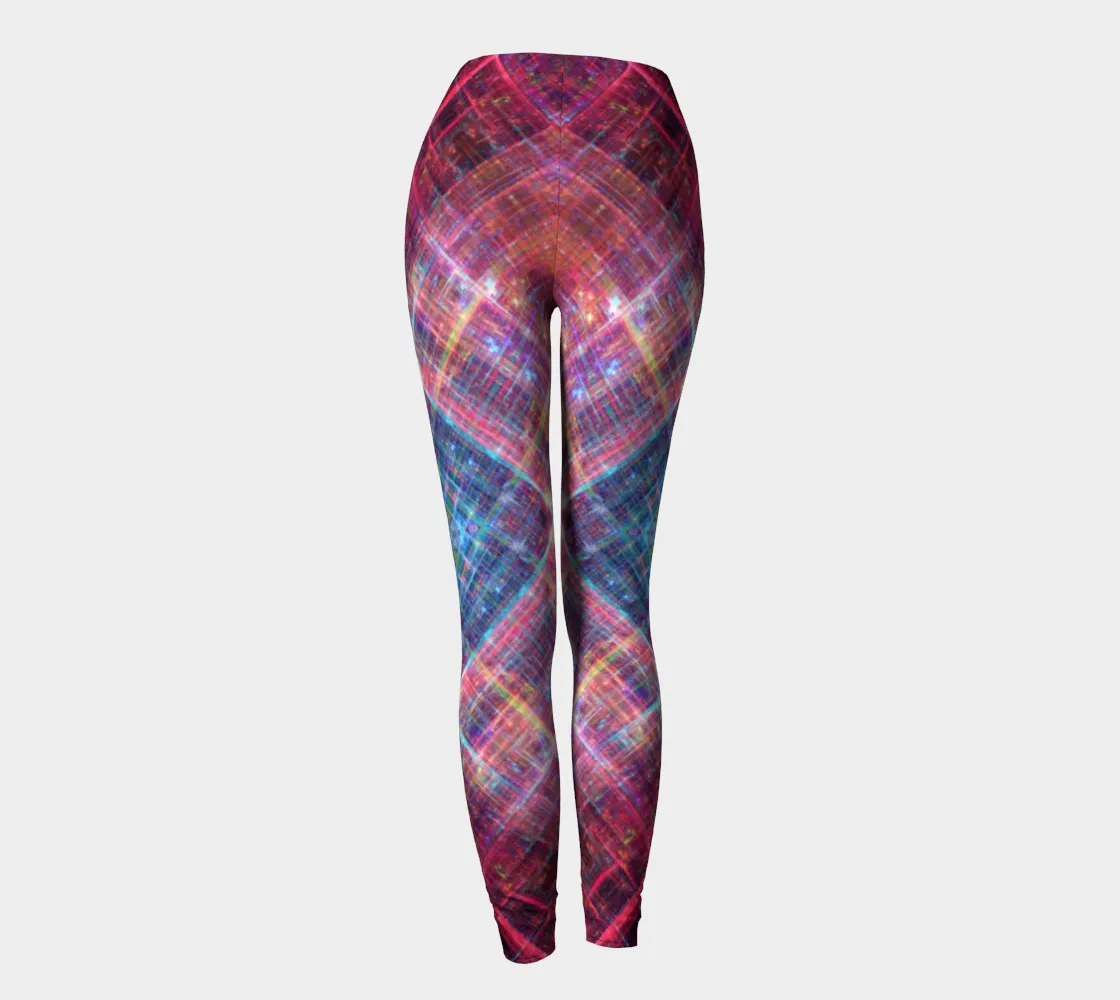 RED MATRIX RAINBOW | LEGGINGS | YANTRART