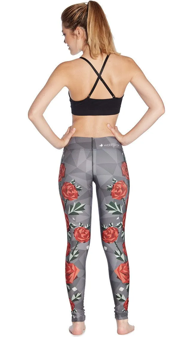 Roses - Full Length Triathlon Leggings - CUSTOM ORDER