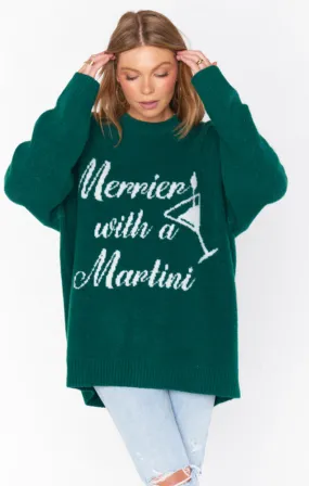 Show Me Your Mumu Classic Crewneck Sweater in Martini