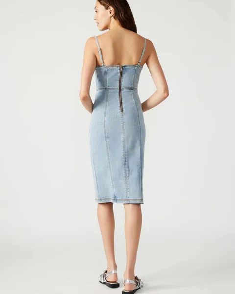 Steve Madden Giselle Dress Blue Denim