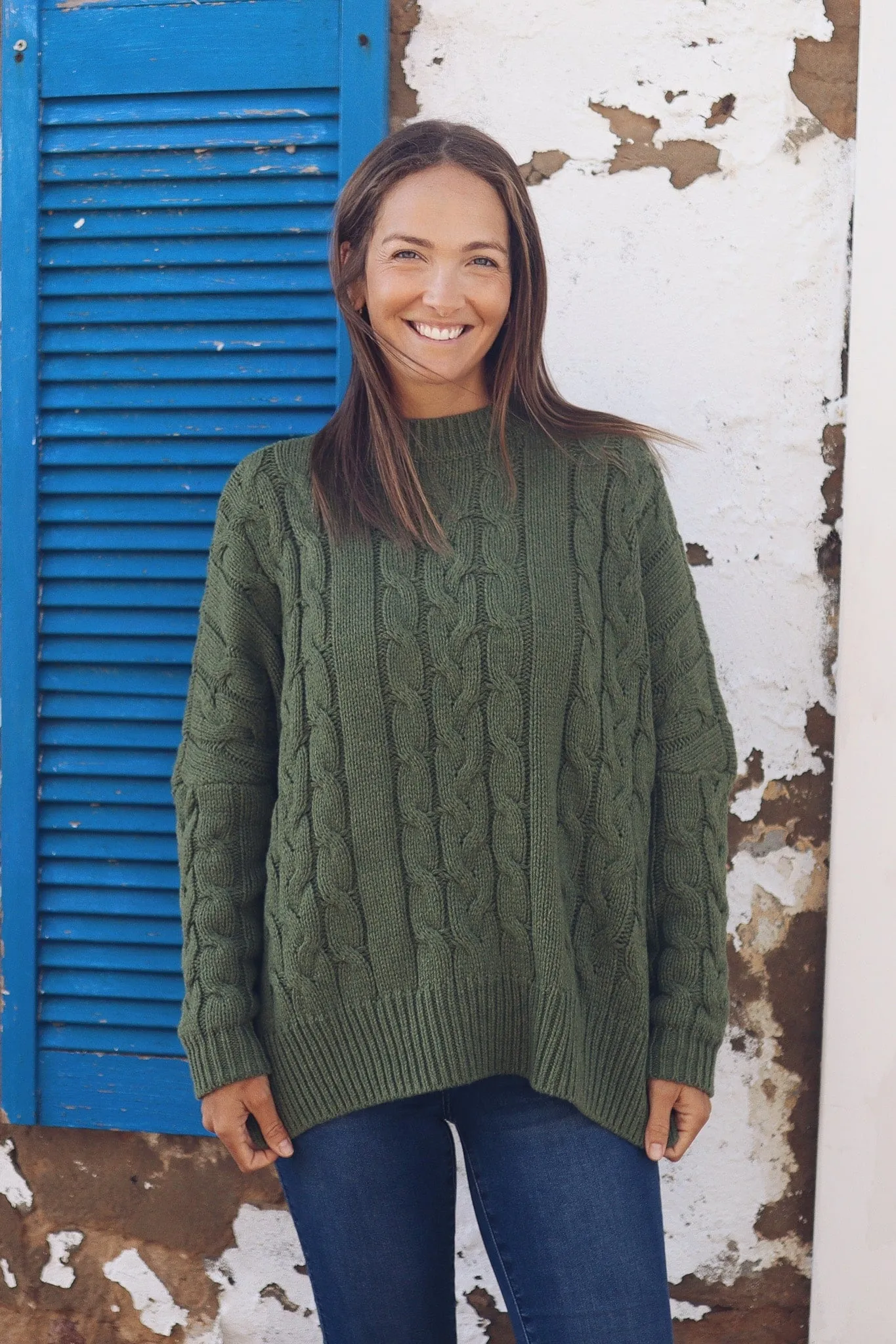 Thyme Soft Touch Cable Pullover