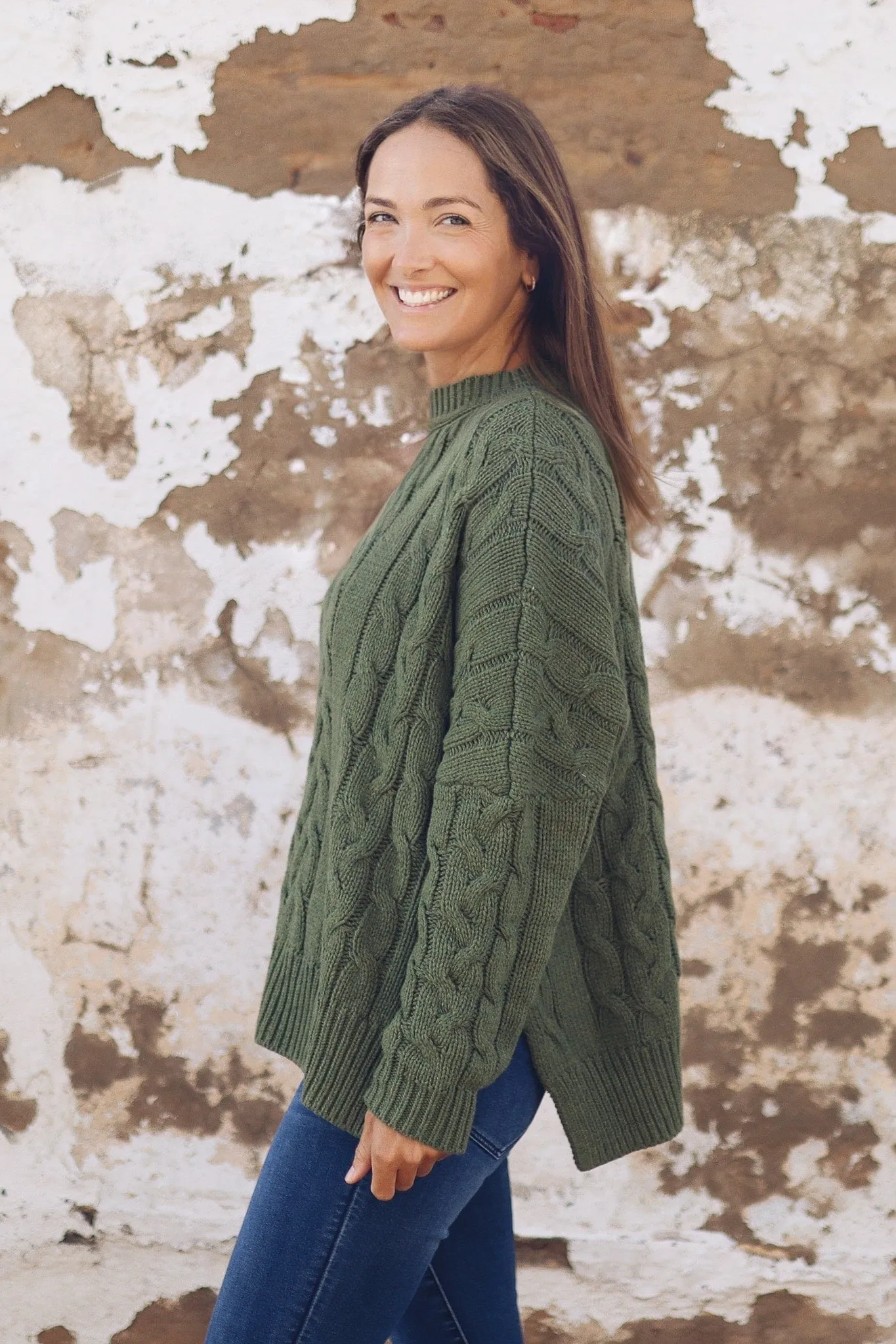 Thyme Soft Touch Cable Pullover