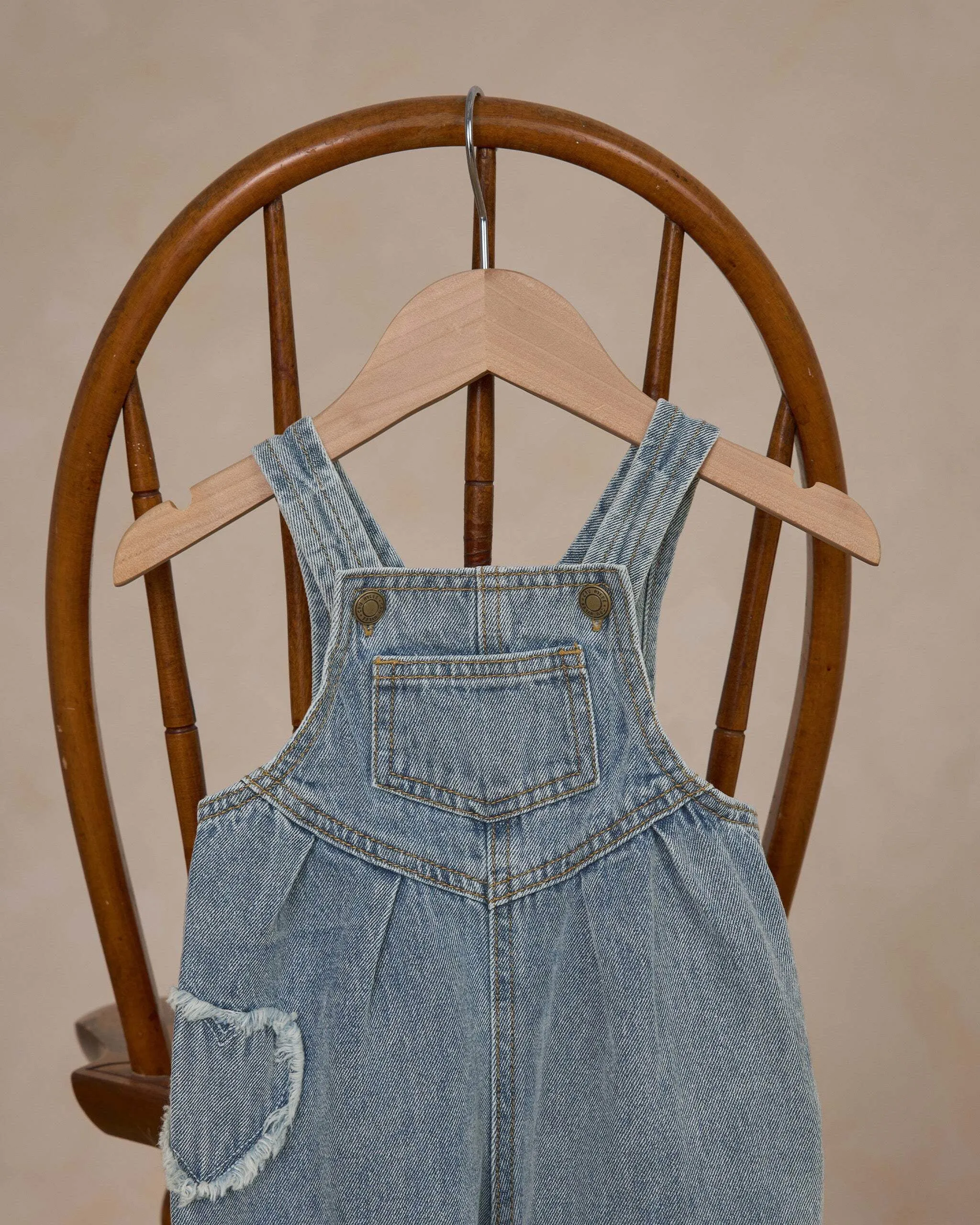 Vintage Overall || Light Washed Denim