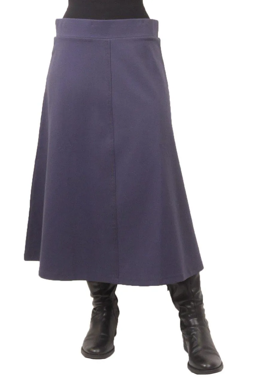 Wear & Flair Streamline Stitched A-Line Skirt (020)