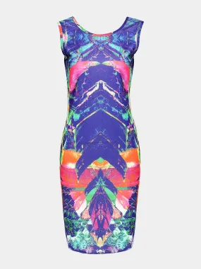 Wholesale Floral Print Cut Out Dresses