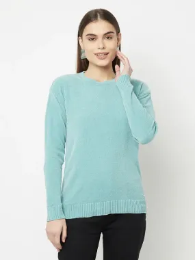 Women Light Mint Sweaters