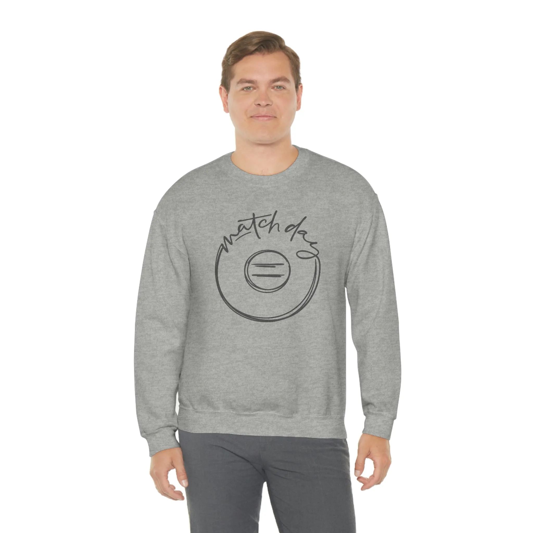 Wrestling Match Day Unisex Heavy Blend Crewneck Sweatshirt